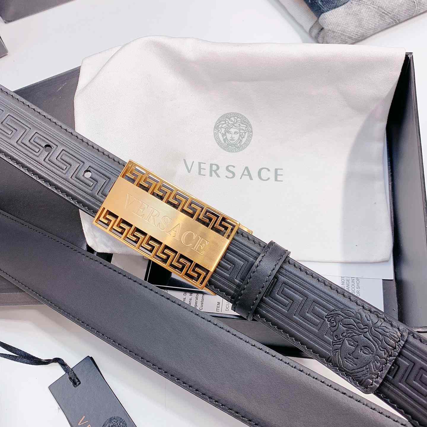 Versace Leather Belt - FashionPlug