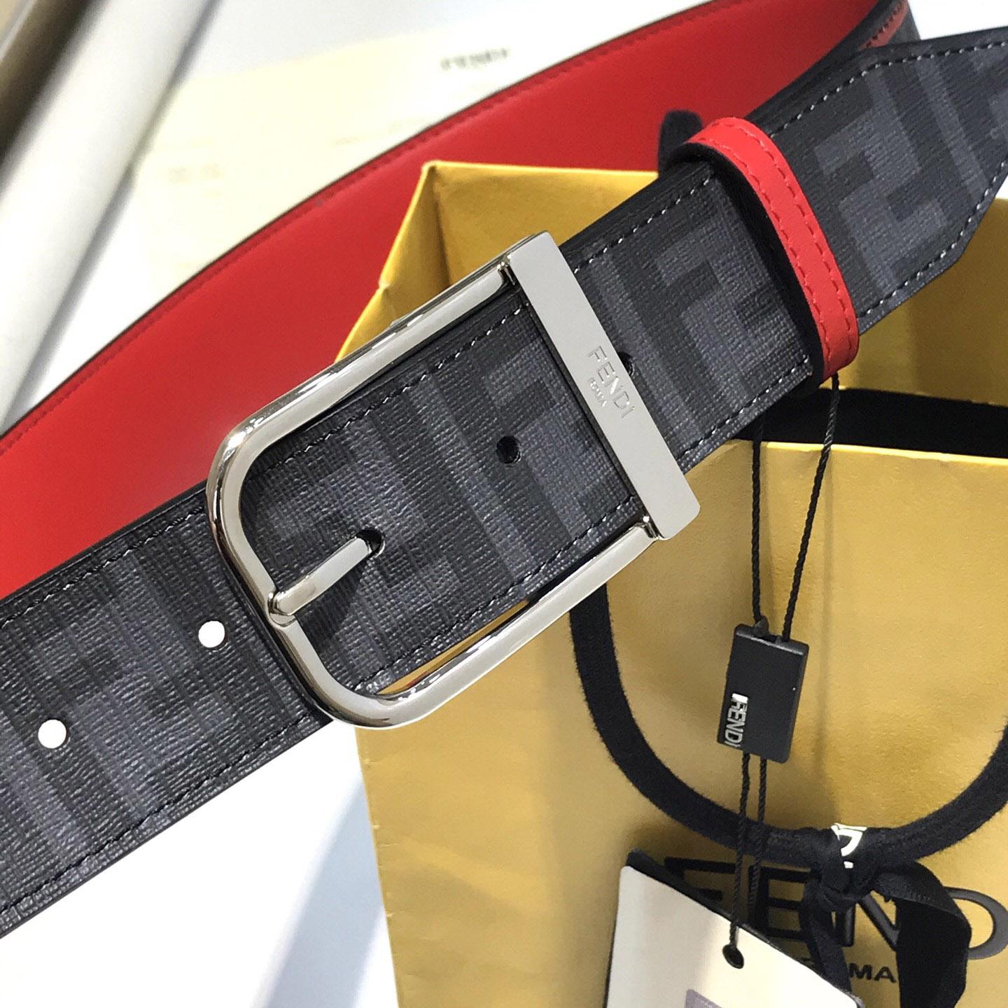 Fendi Reversible Leather Belt - FashionPlug