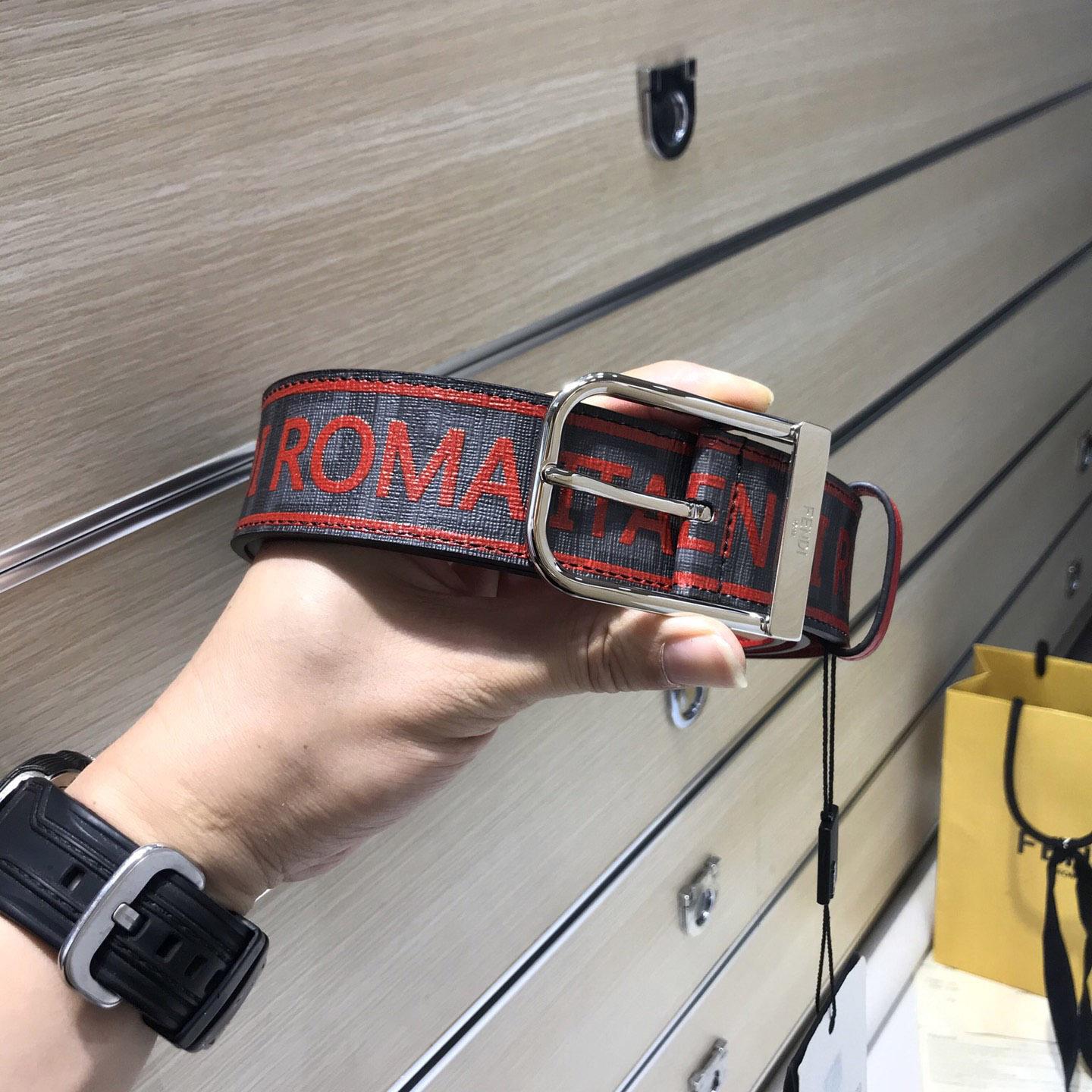 Fendi Reversible Leather Belt - FashionPlug