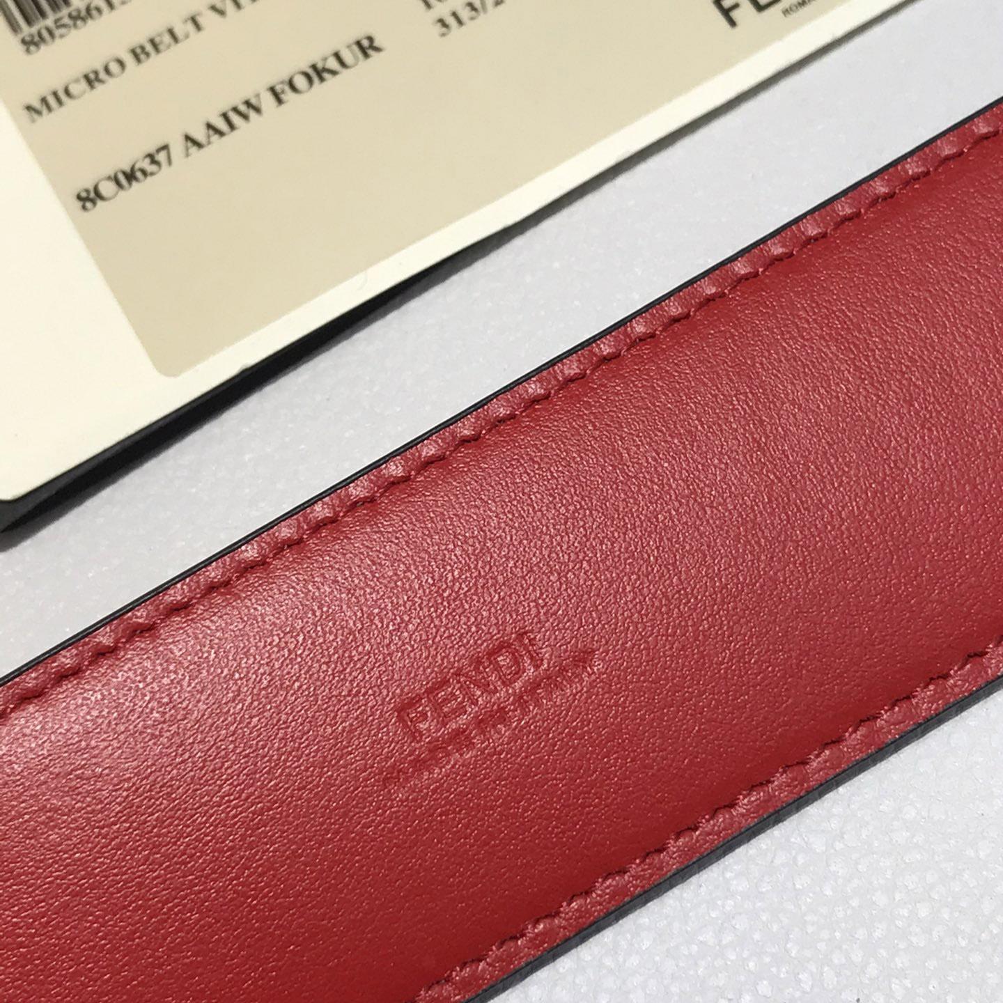 Fendi Reversible Leather Belt - FashionPlug