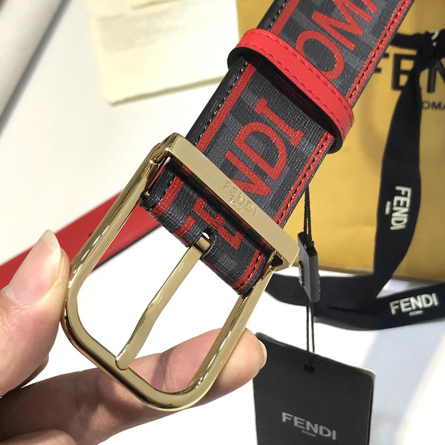 Fendi Reversible Leather Belt - FashionPlug