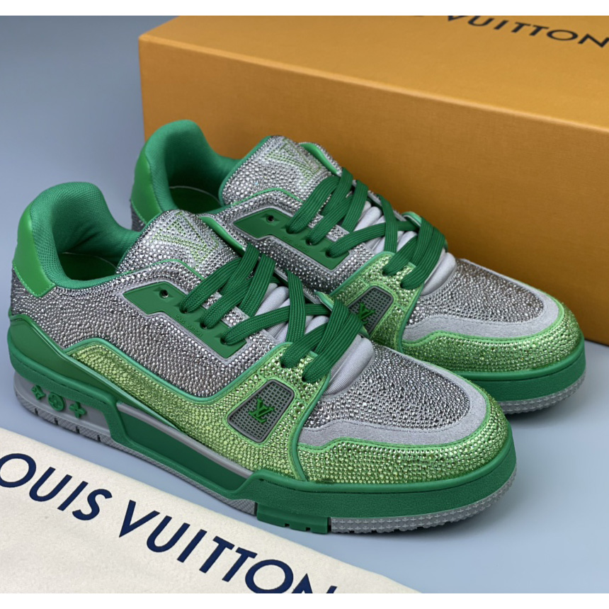 Louis Vuitton LV Trainer Sneaker     - FashionPlug