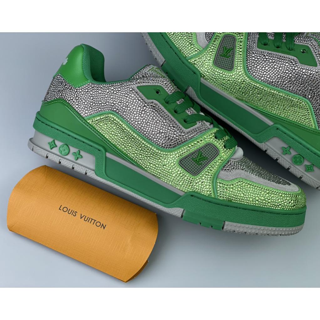 Louis Vuitton LV Trainer Sneaker     - FashionPlug