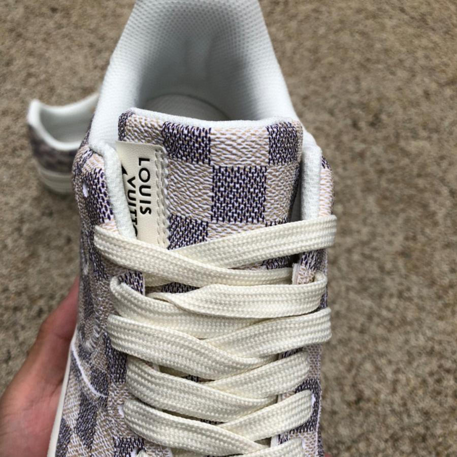 Louis Vuitton LV x Nike Air Force 1 x off-White Sneaker       LV DJ46 - FashionPlug