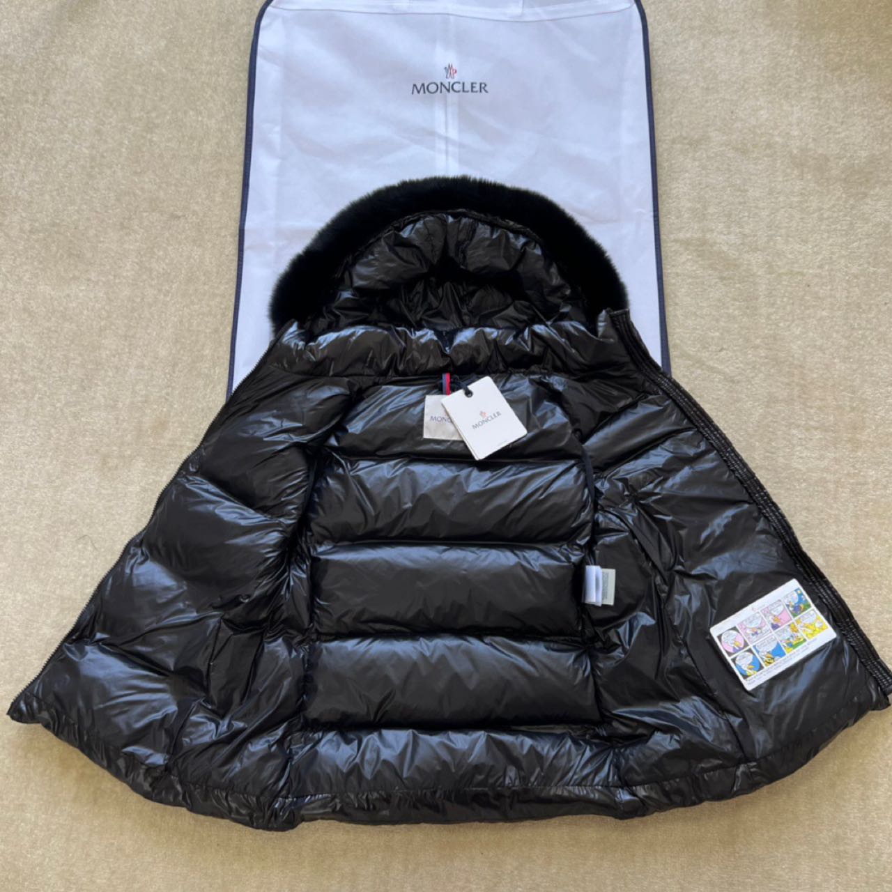 Moncler Bairon Faux-Fur-Trim Vest - FashionPlug