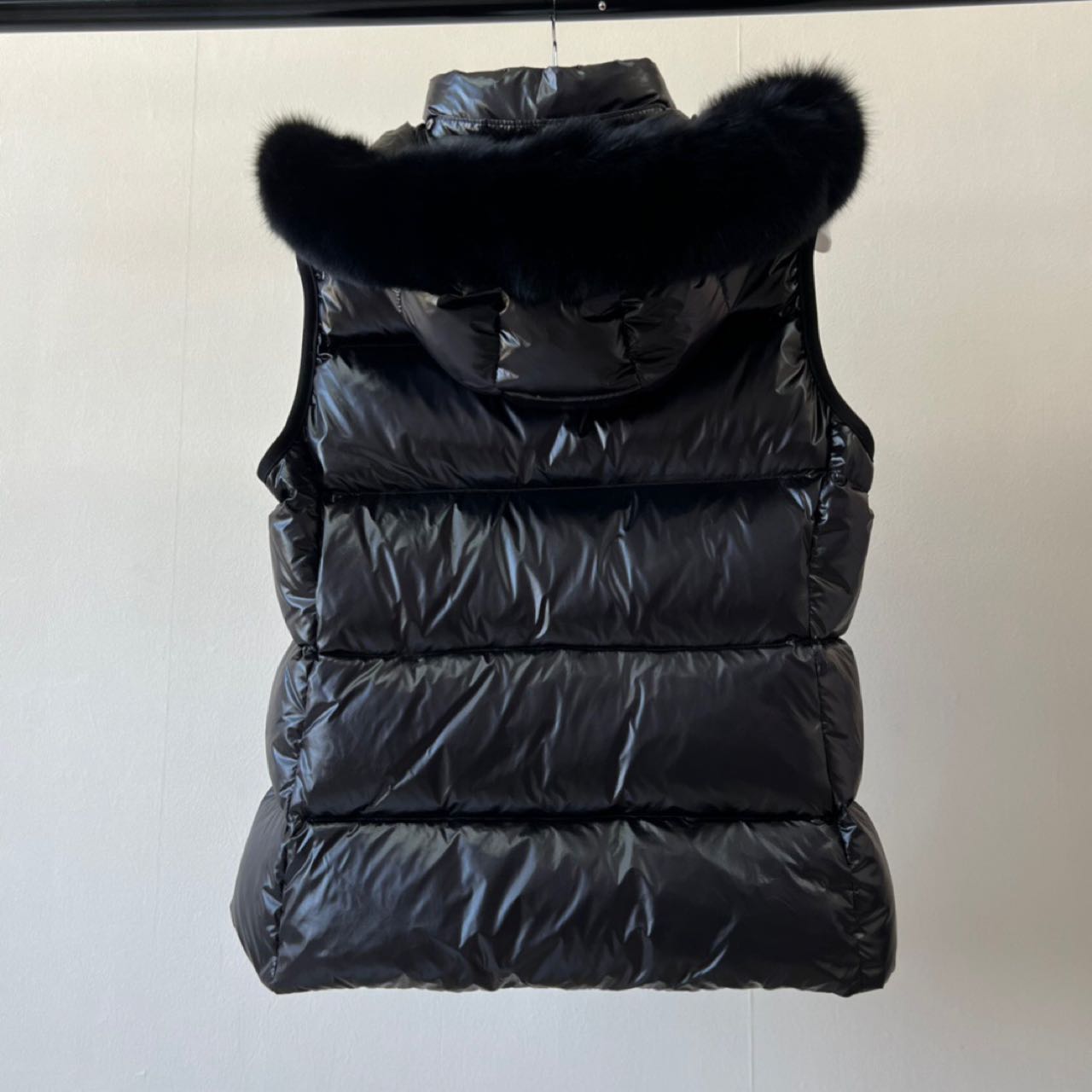 Moncler Bairon Faux-Fur-Trim Vest - FashionPlug