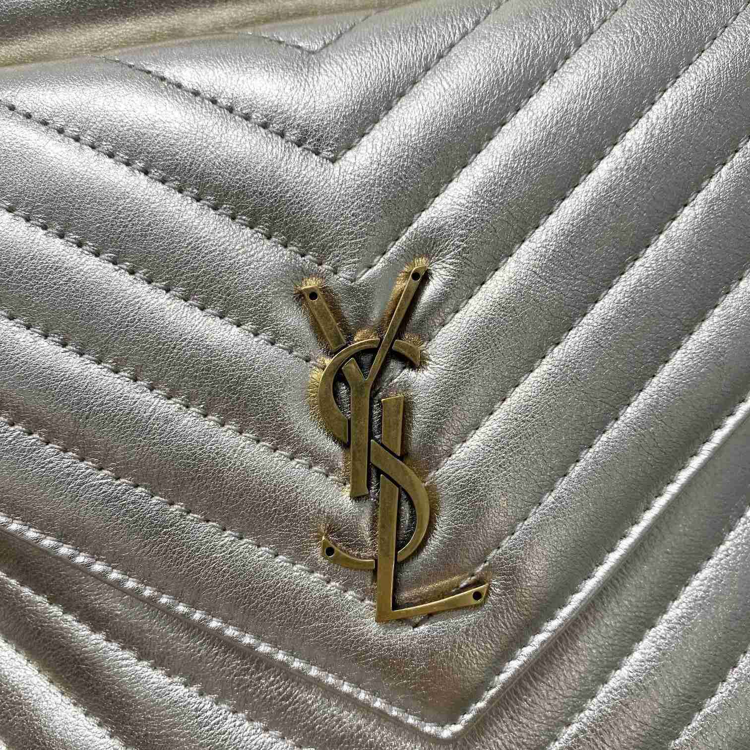 Saint Laurent Joe Drawstring Quilted Backpack(22-29-15cm) - FashionPlug
