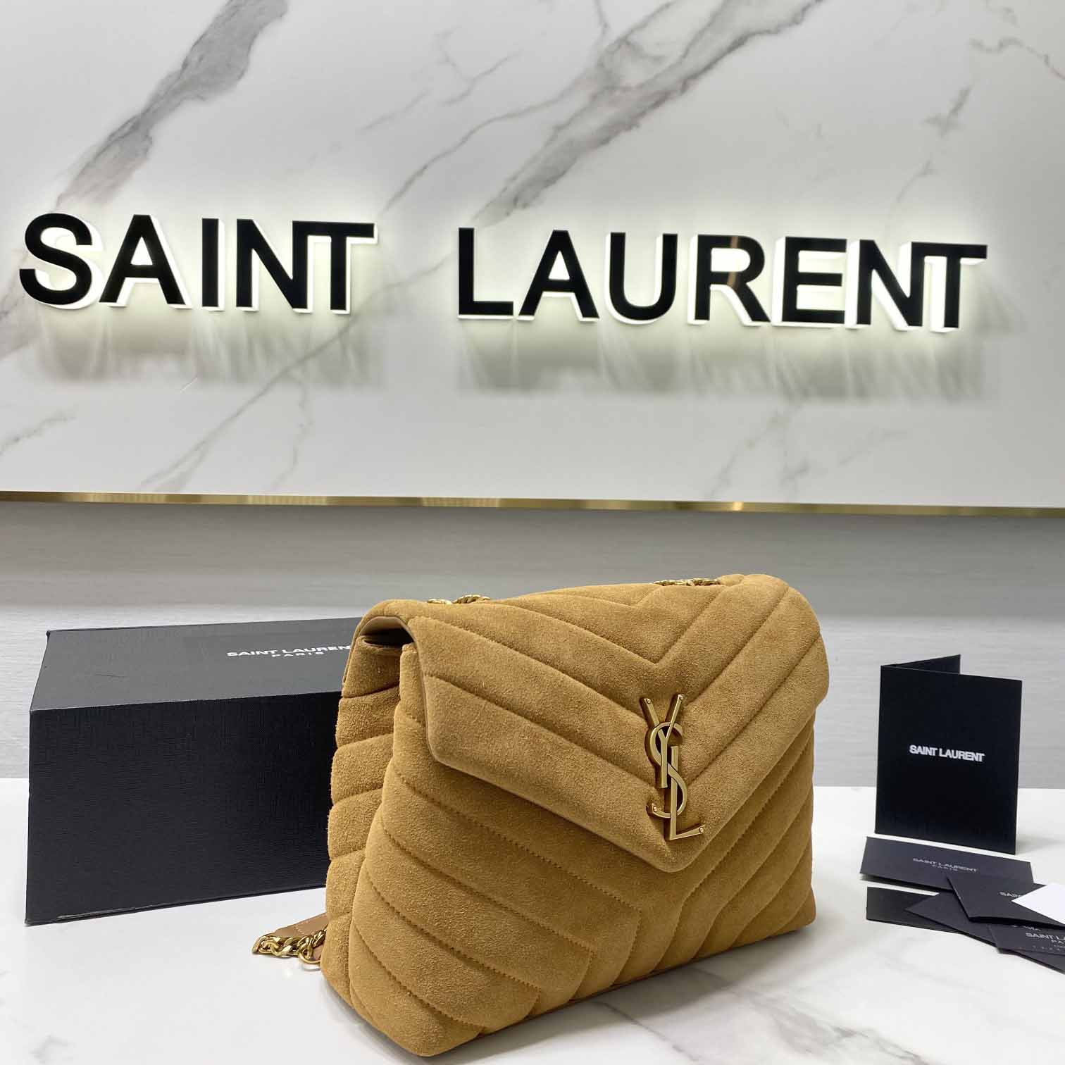 Saint Laurent Loulou Medium Shoulder Bag(25cm)    392277 - FashionPlug