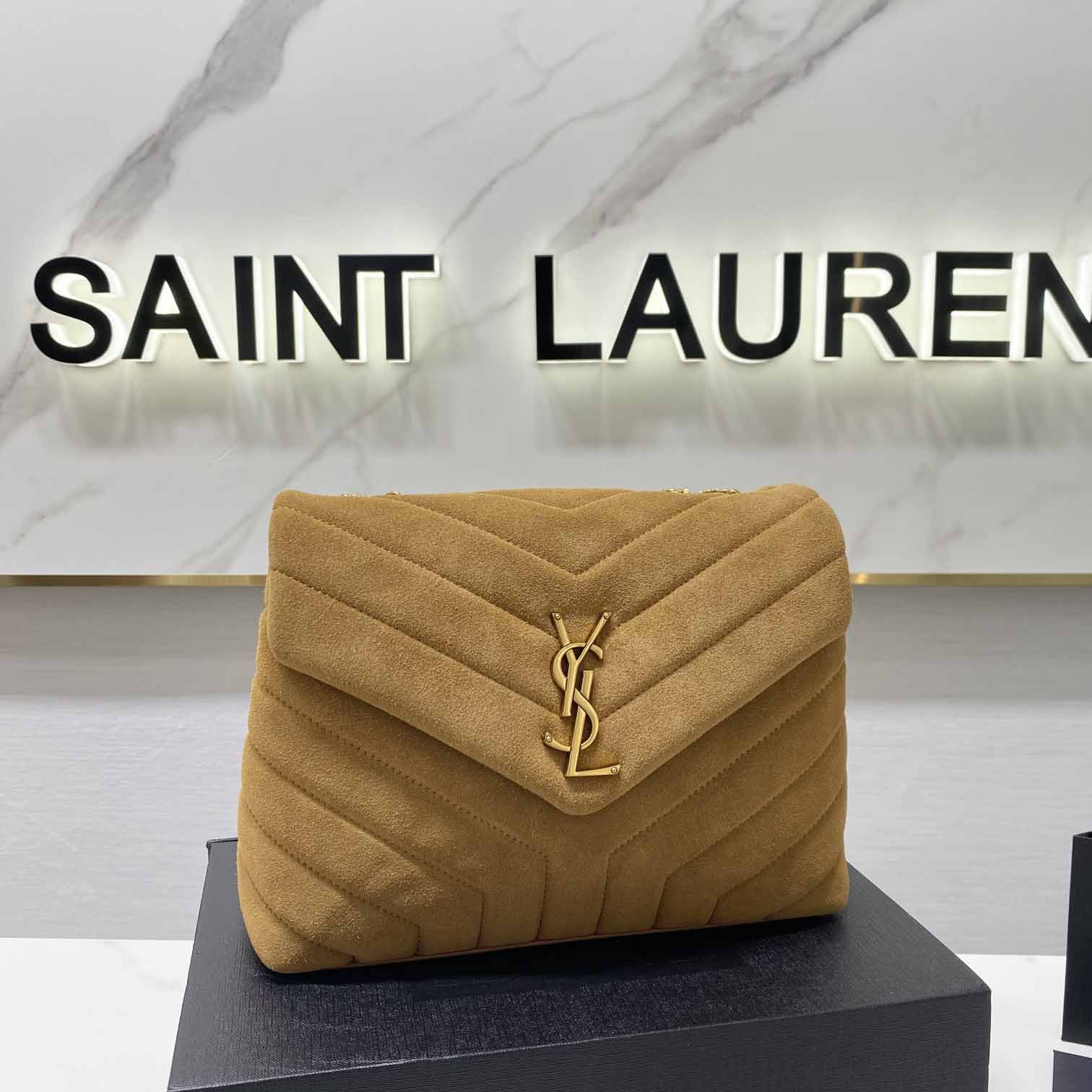 Saint Laurent Loulou Medium Shoulder Bag(25cm)    392277 - FashionPlug