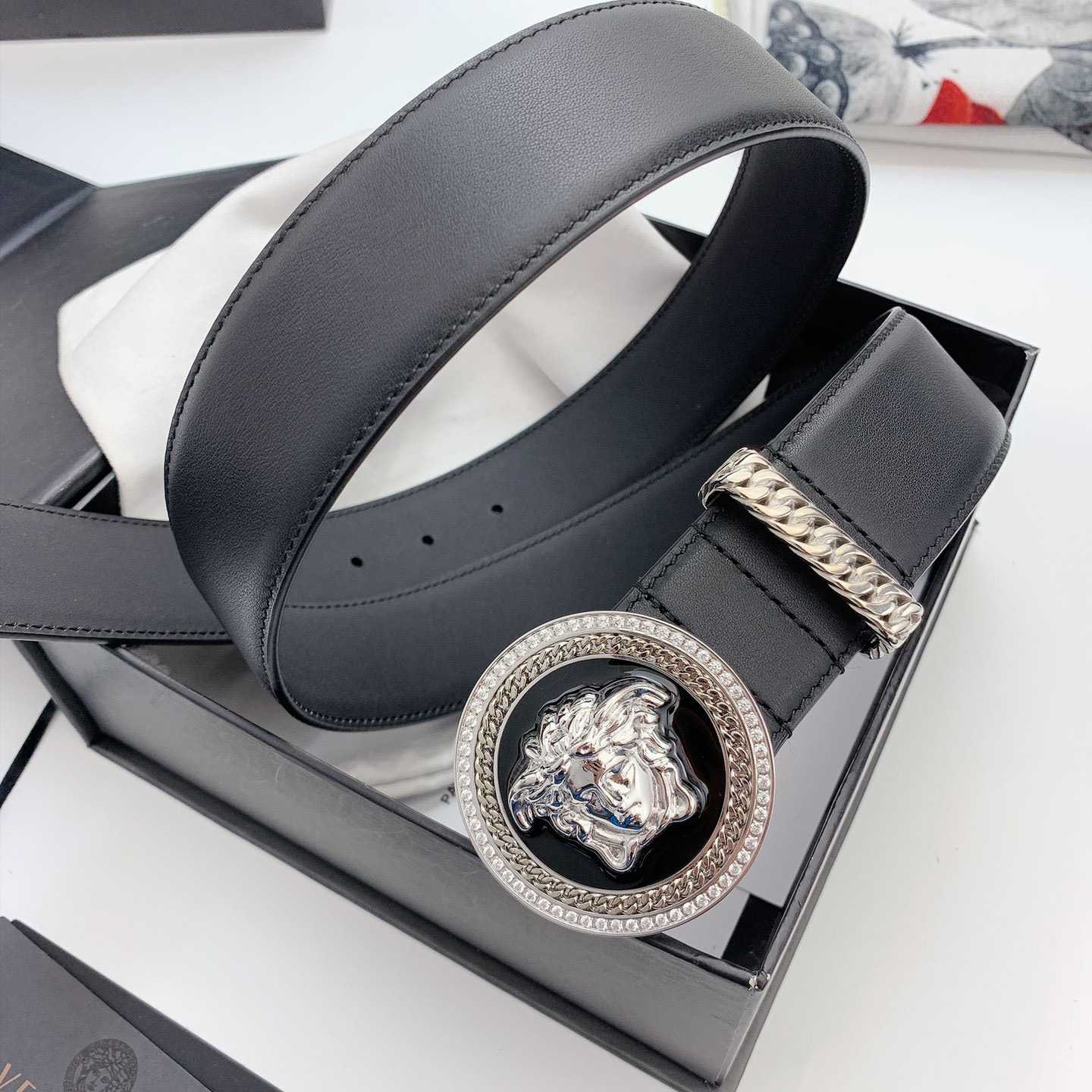 Versace Medusa Biggie Belt - FashionPlug