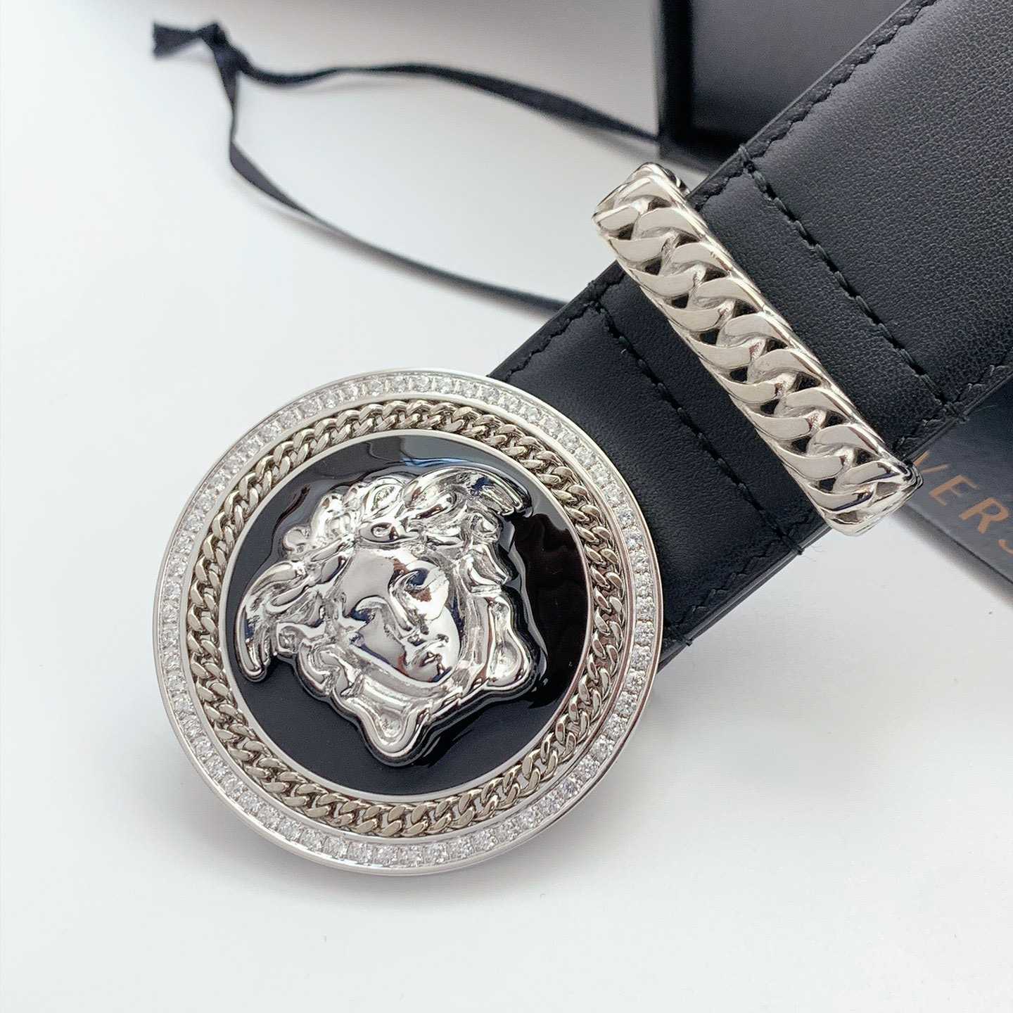 Versace Medusa Biggie Belt - FashionPlug