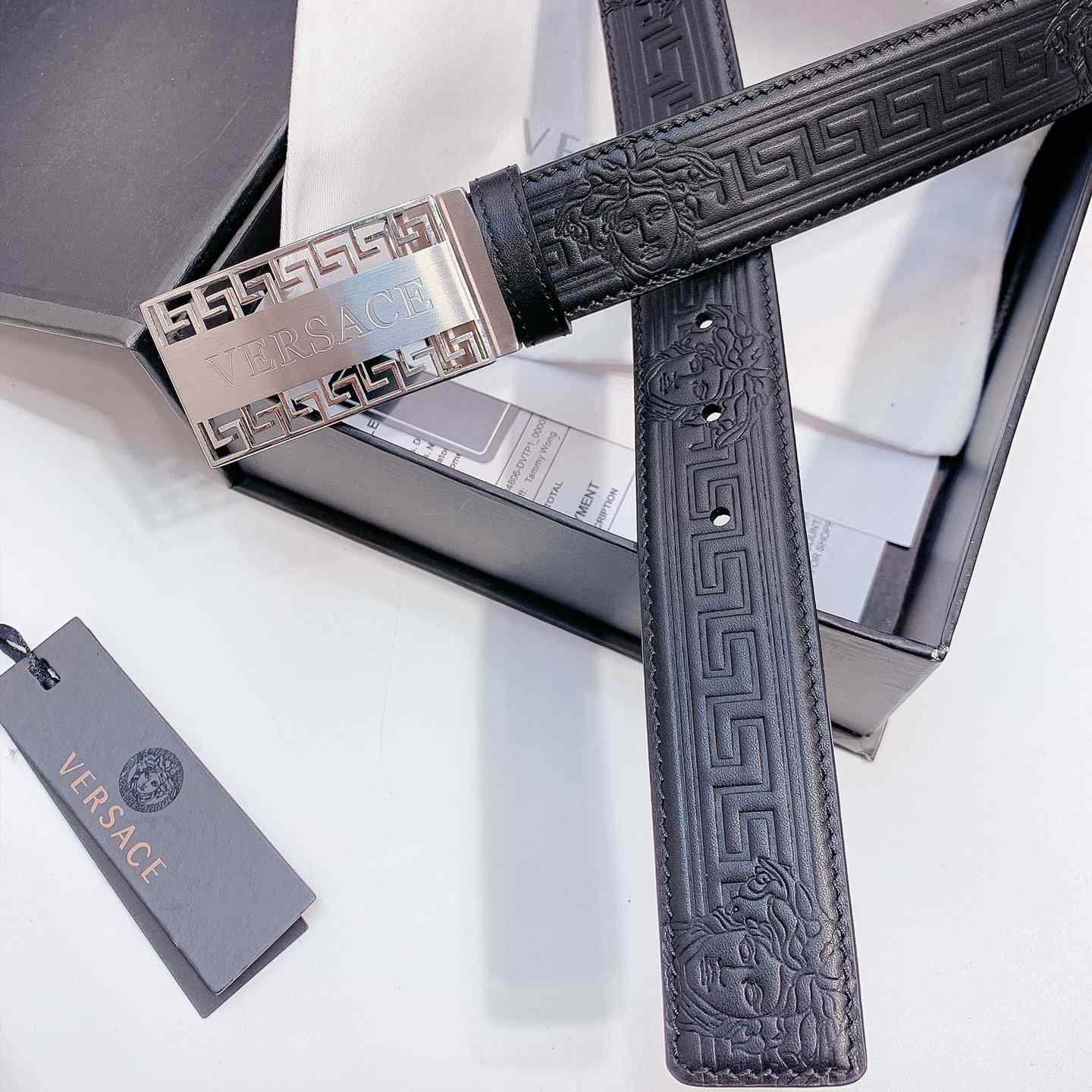 Versace Leather Belt - FashionPlug