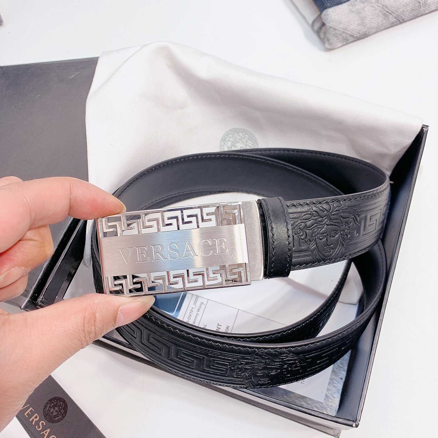 Versace Leather Belt - FashionPlug