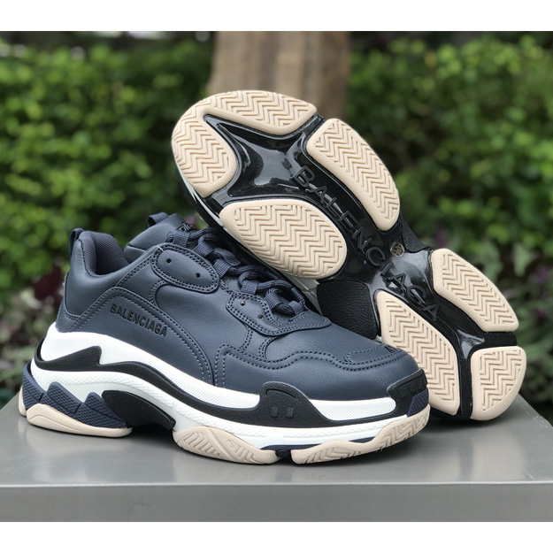 Balenciaga Triple S Sneaker In Blue - FashionPlug