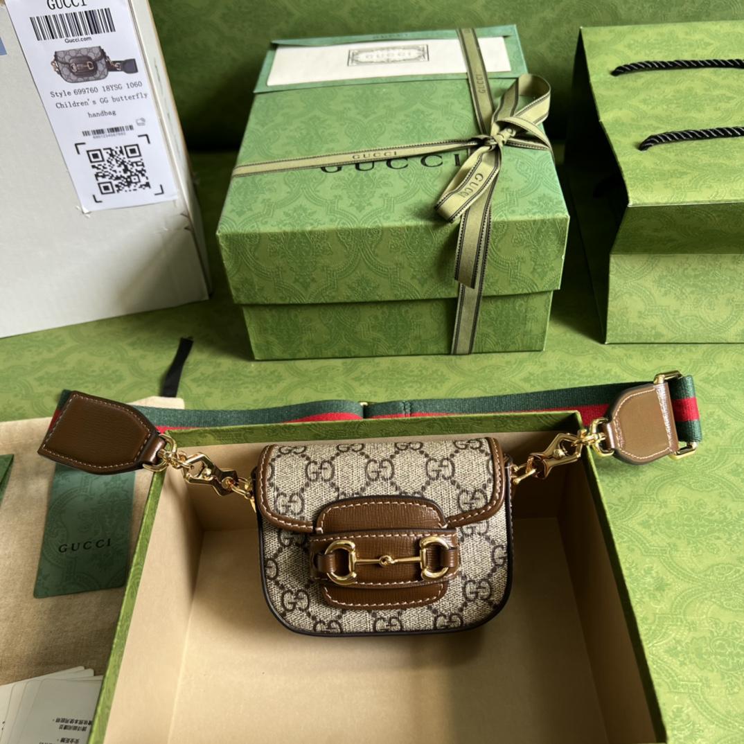 Gucci Horsebit 1955 Strap Wallet(12-9-4cm) - FashionPlug