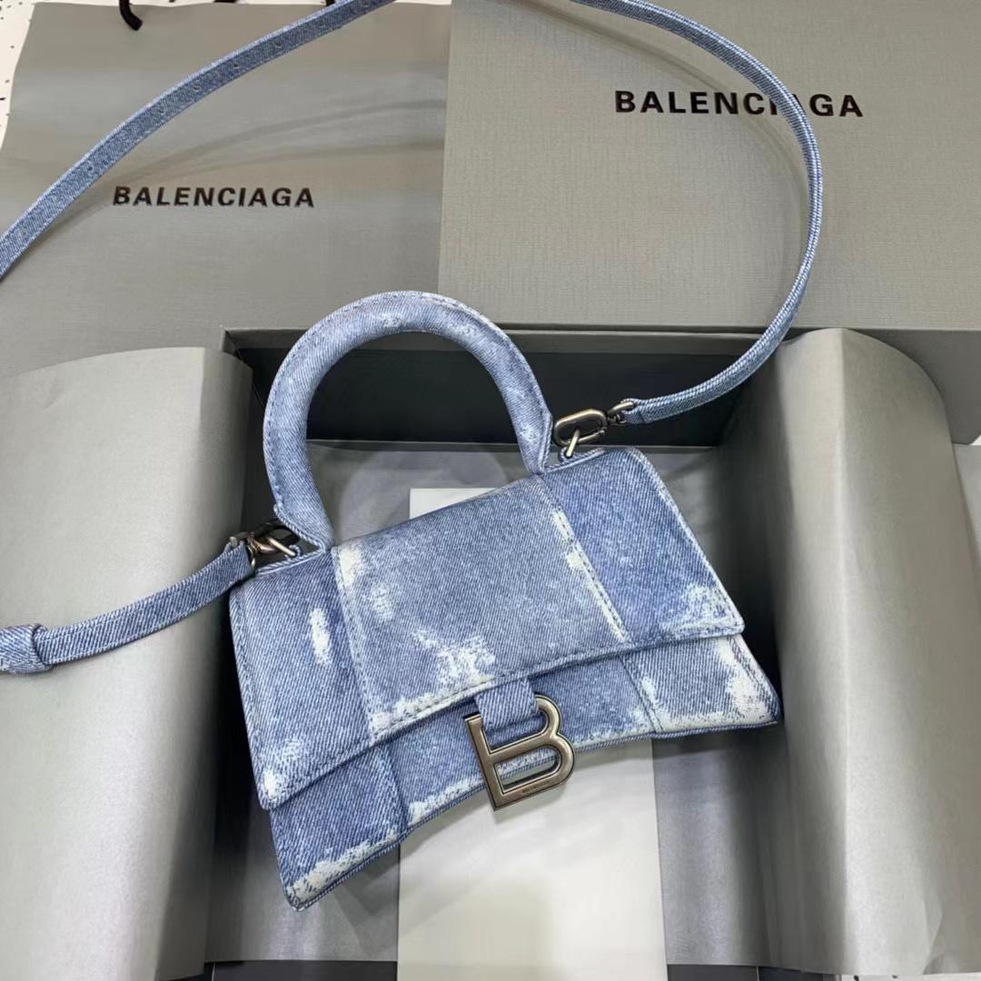 Balenciaga Hourglass Handbag  (19cm) - FashionPlug