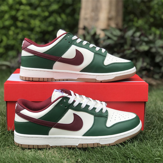 Nike Dunk Low “Gorge Green” Sneakers   FB7160-161 - FashionPlug