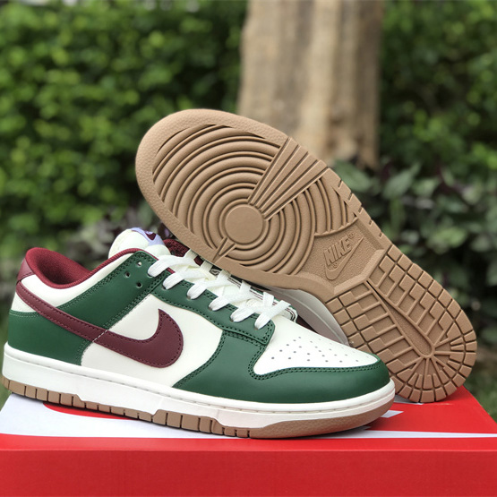 Nike Dunk Low “Gorge Green” Sneakers   FB7160-161 - FashionPlug