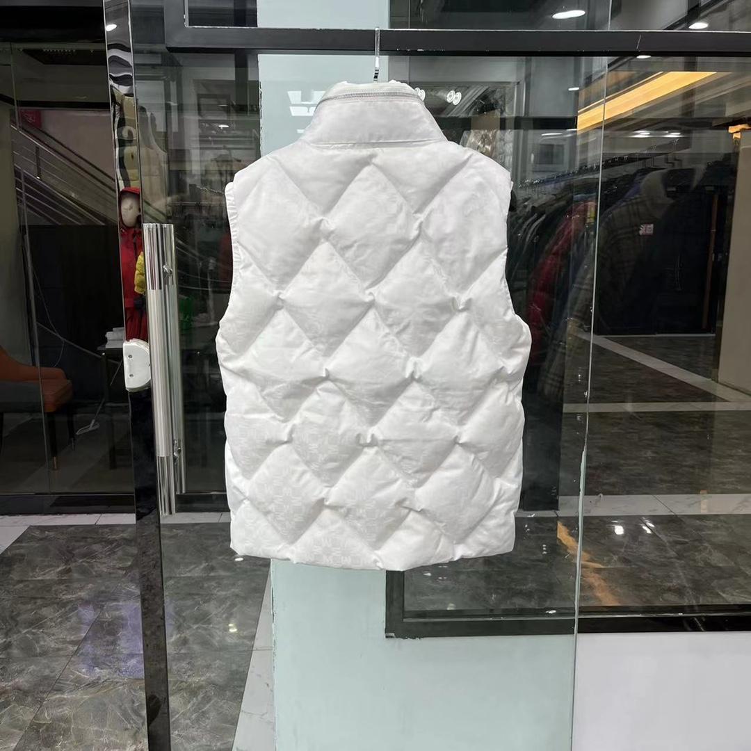 Moncler Kita Jacquard Down Vest - FashionPlug