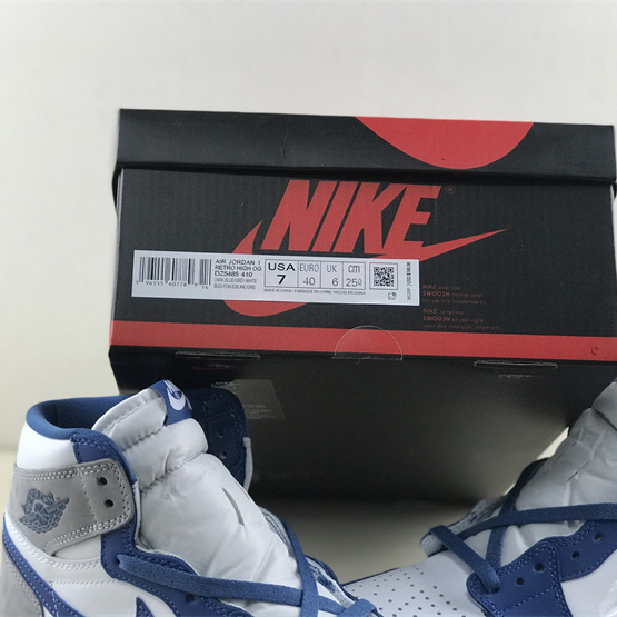 Air Jordan 1 High OG “True Blue”  Sneaker    DZ5485-410 - FashionPlug
