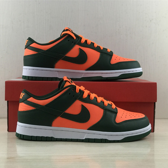 Nike Dunk Low “Miami Hurricanes” Sneaker   DD1391-300 - FashionPlug