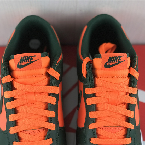 Nike Dunk Low “Miami Hurricanes” Sneaker   DD1391-300 - FashionPlug