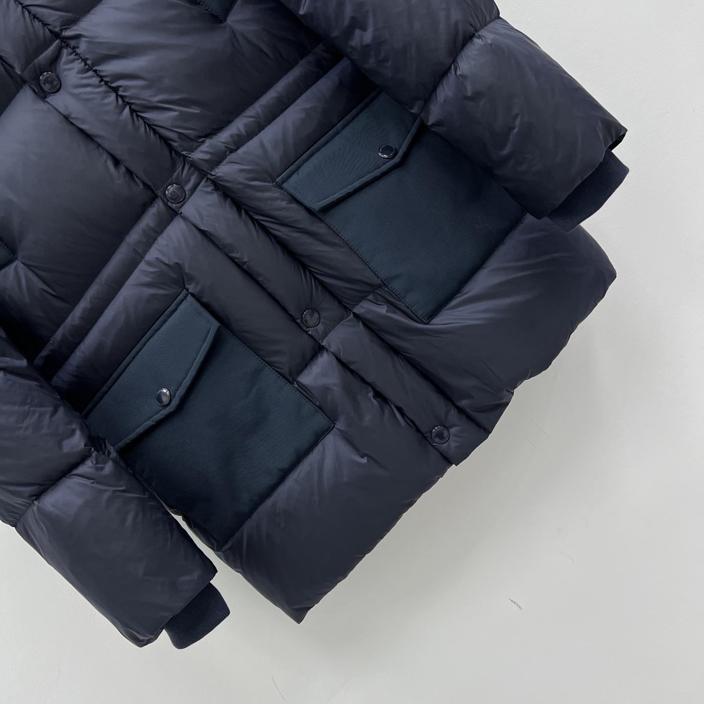 Burberry Logo Appliqué Nylon Puffer Coat - FashionPlug