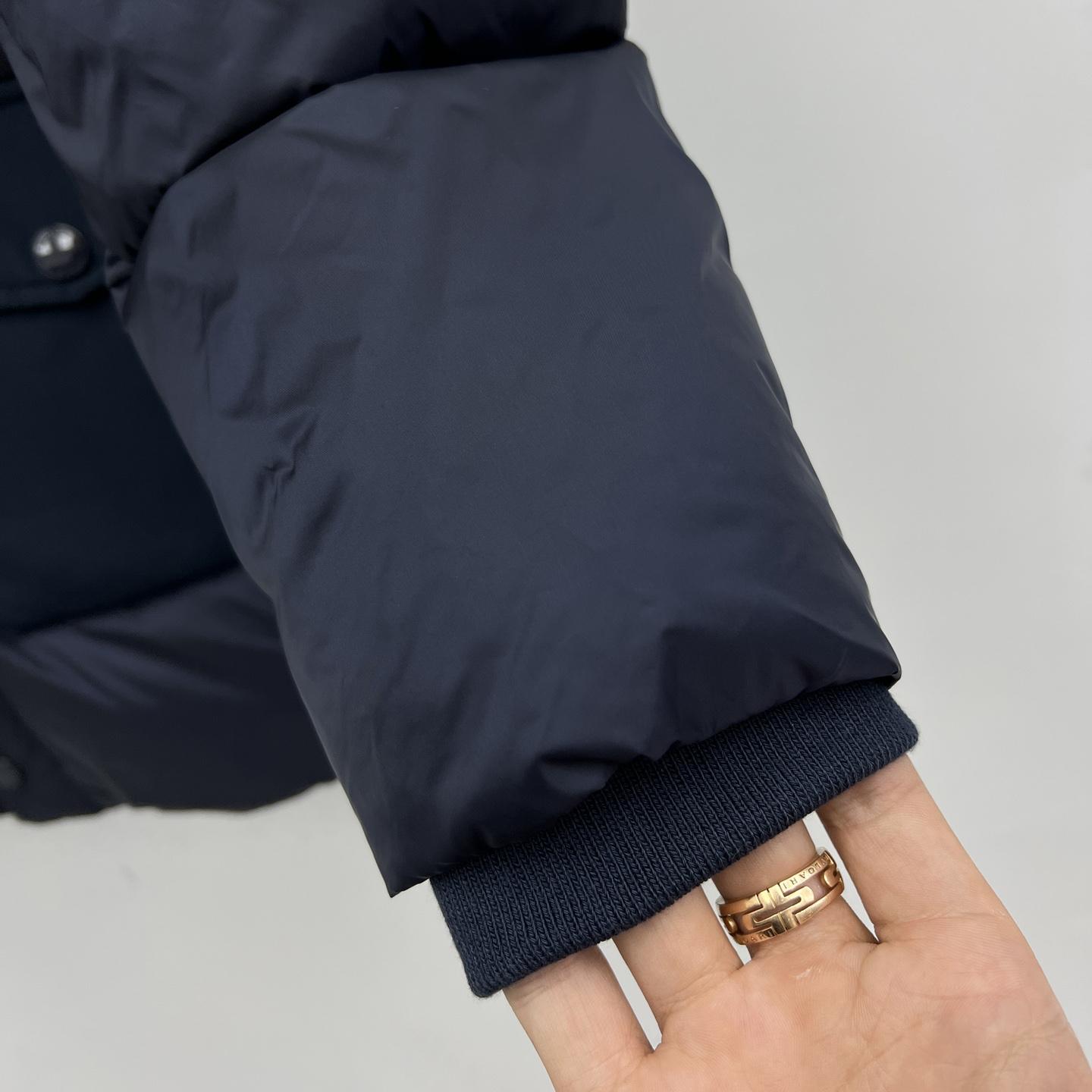 Burberry Logo Appliqué Nylon Puffer Coat - FashionPlug