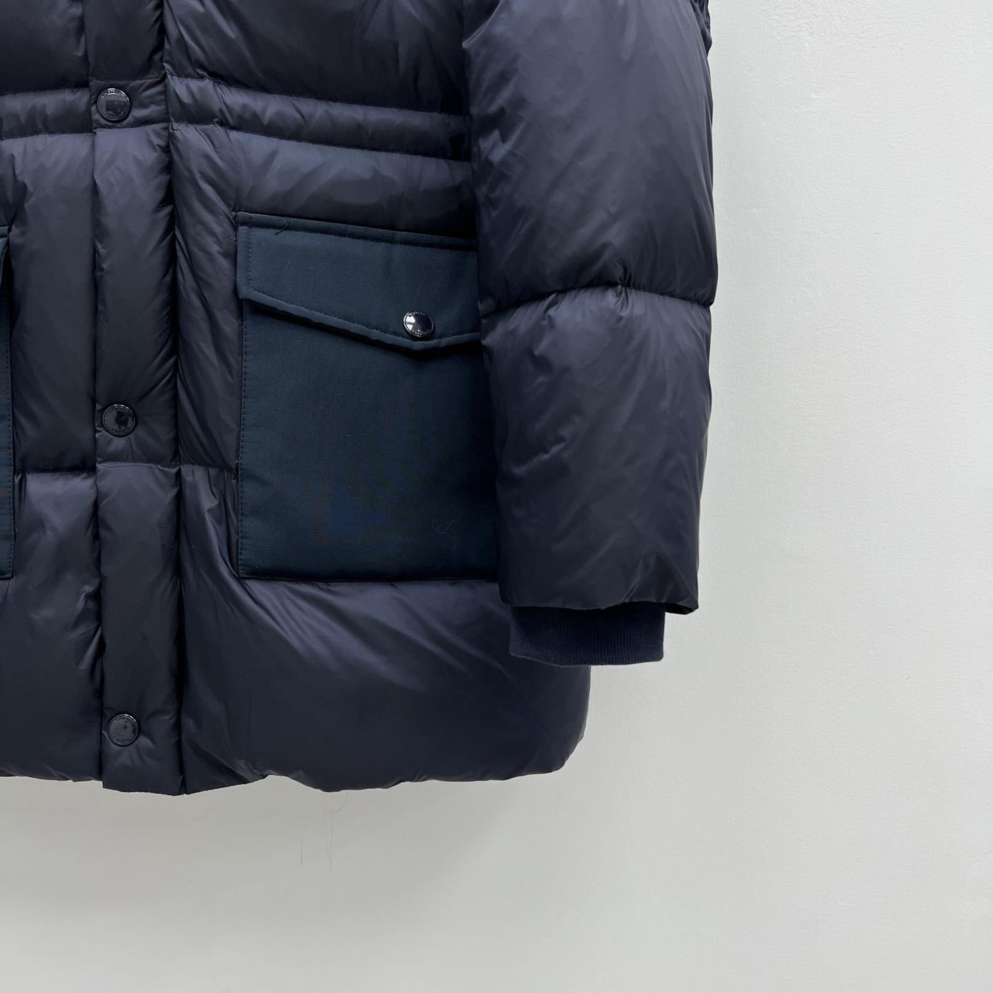 Burberry Logo Appliqué Nylon Puffer Coat - FashionPlug