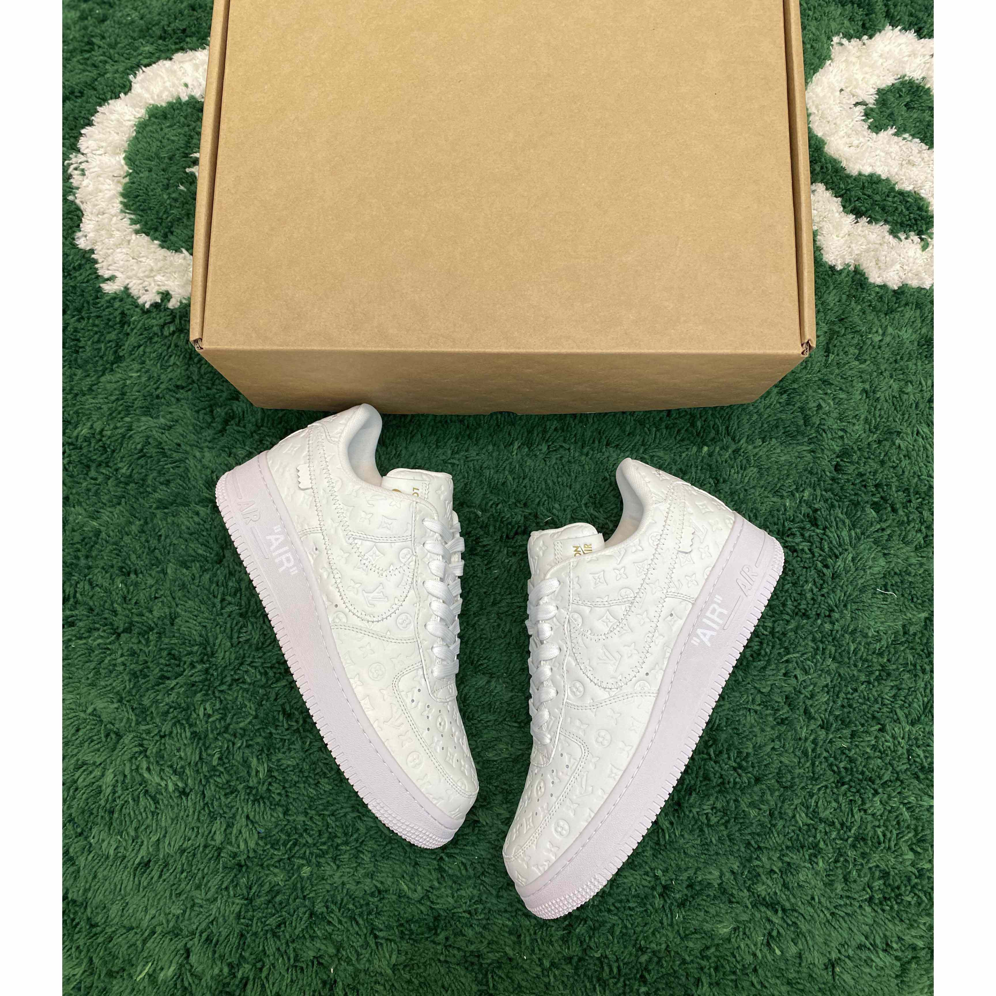  Louis Vuitton LV x Nike Air Force 1 x off-white Sneaker       1A9V - FashionPlug