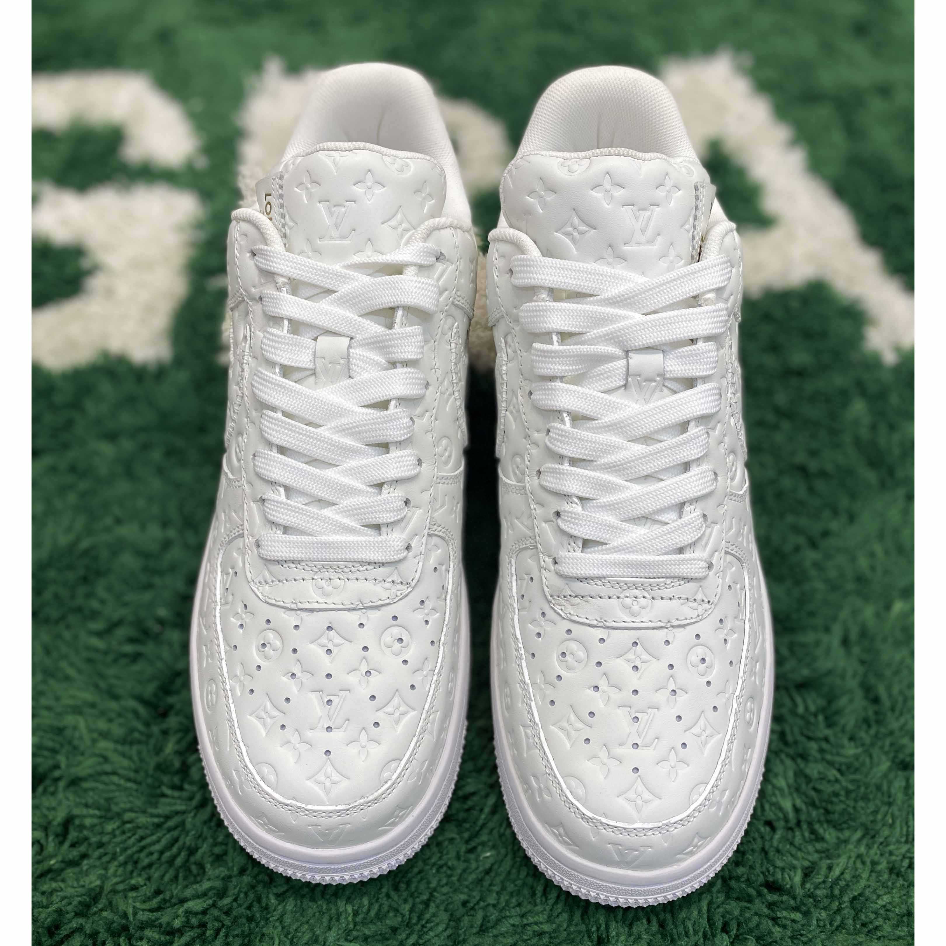  Louis Vuitton LV x Nike Air Force 1 x off-white Sneaker       1A9V - FashionPlug