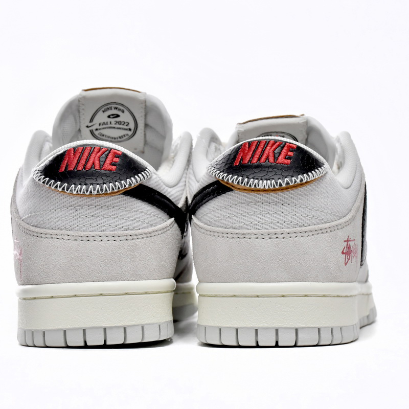 Stussy x Nike SB Dunk Low Sneakers   DD9776-068 - FashionPlug