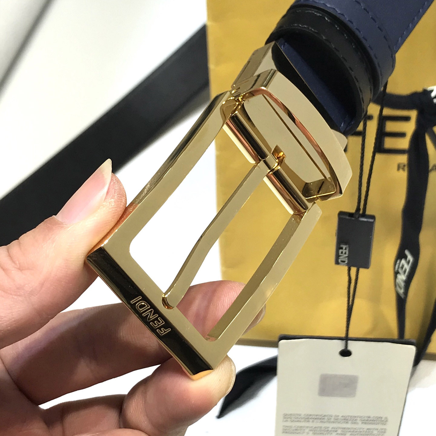 Fendi Leather Belt - FashionPlug