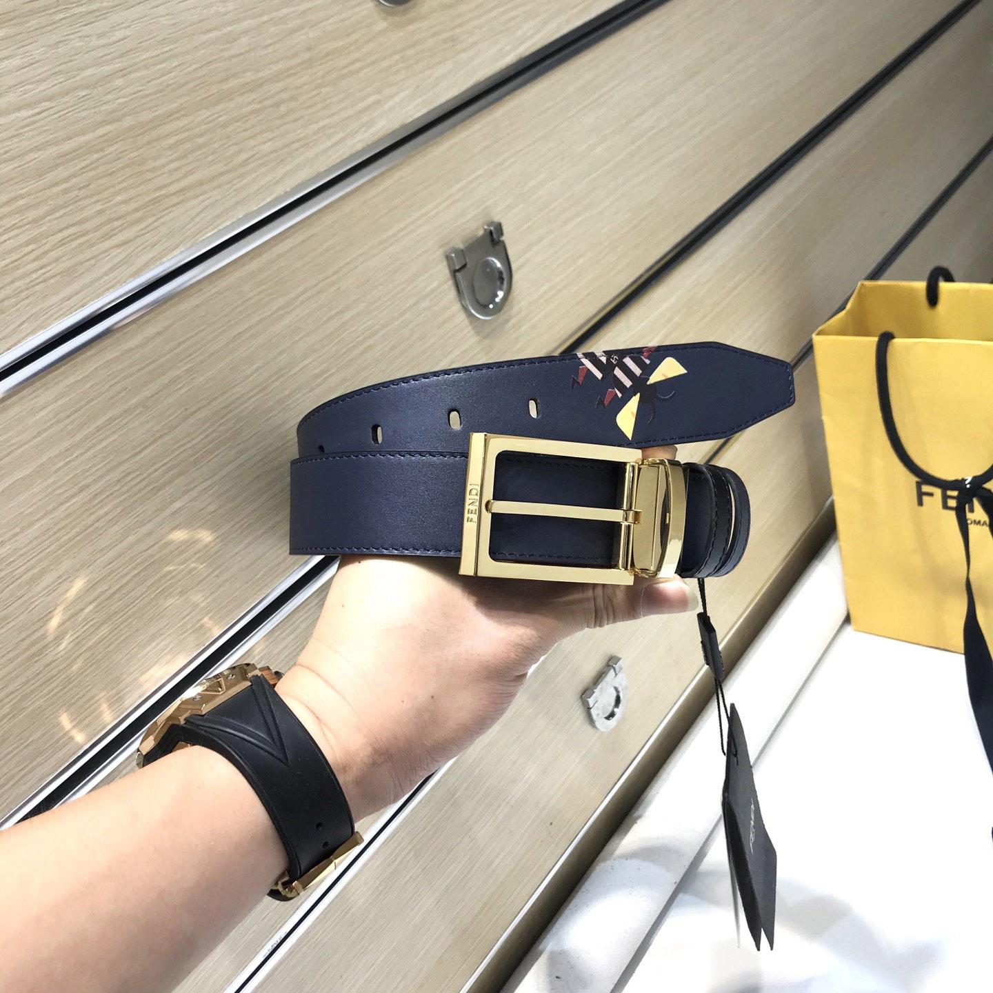 Fendi Leather Belt - FashionPlug