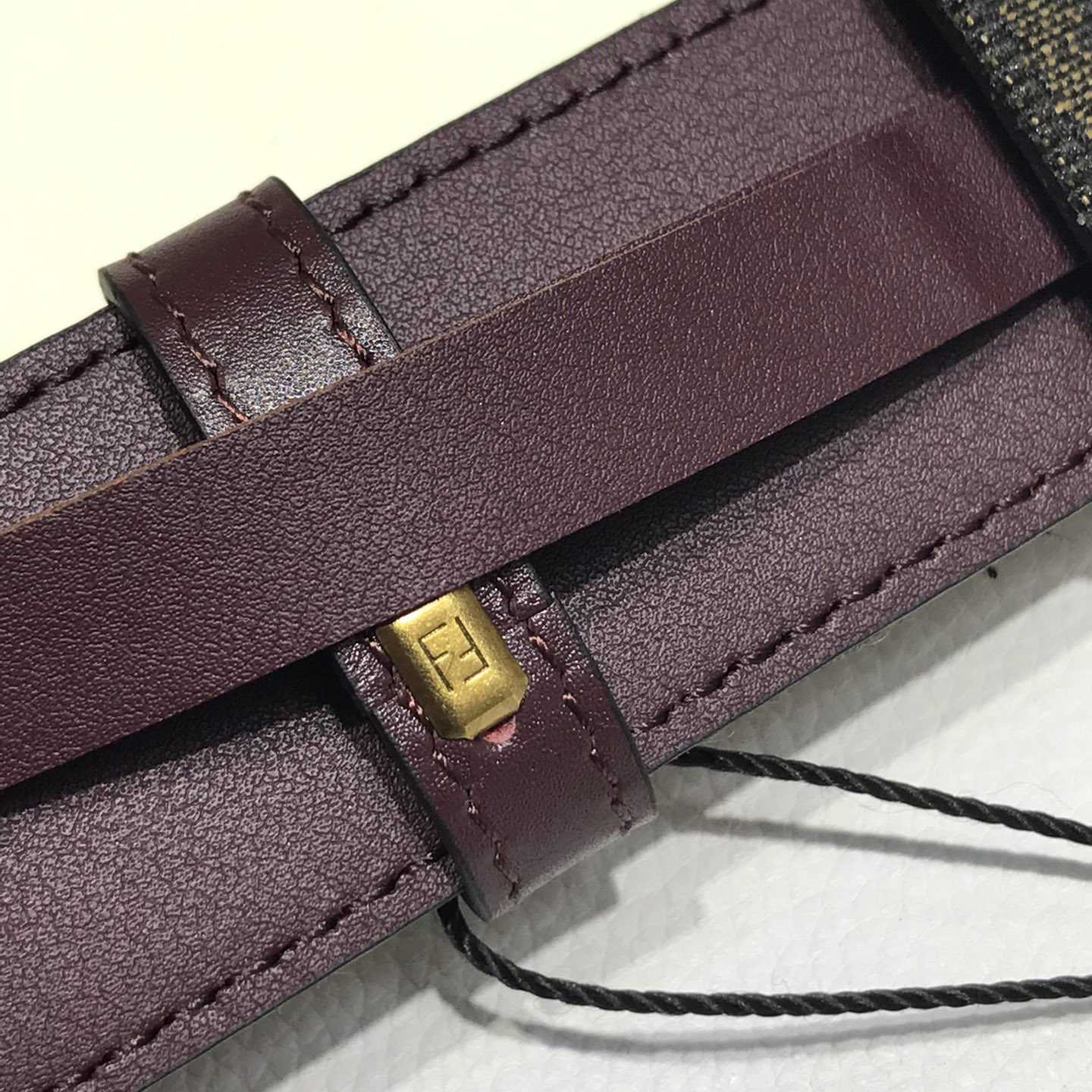 Fendi Brown Fabric Belt - FashionPlug