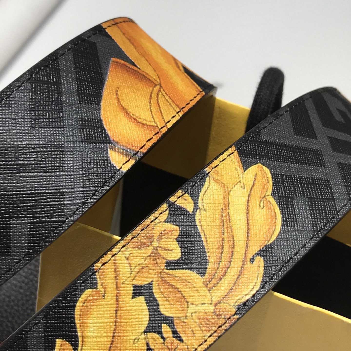 Versace Fendace Reversible Belt - FashionPlug
