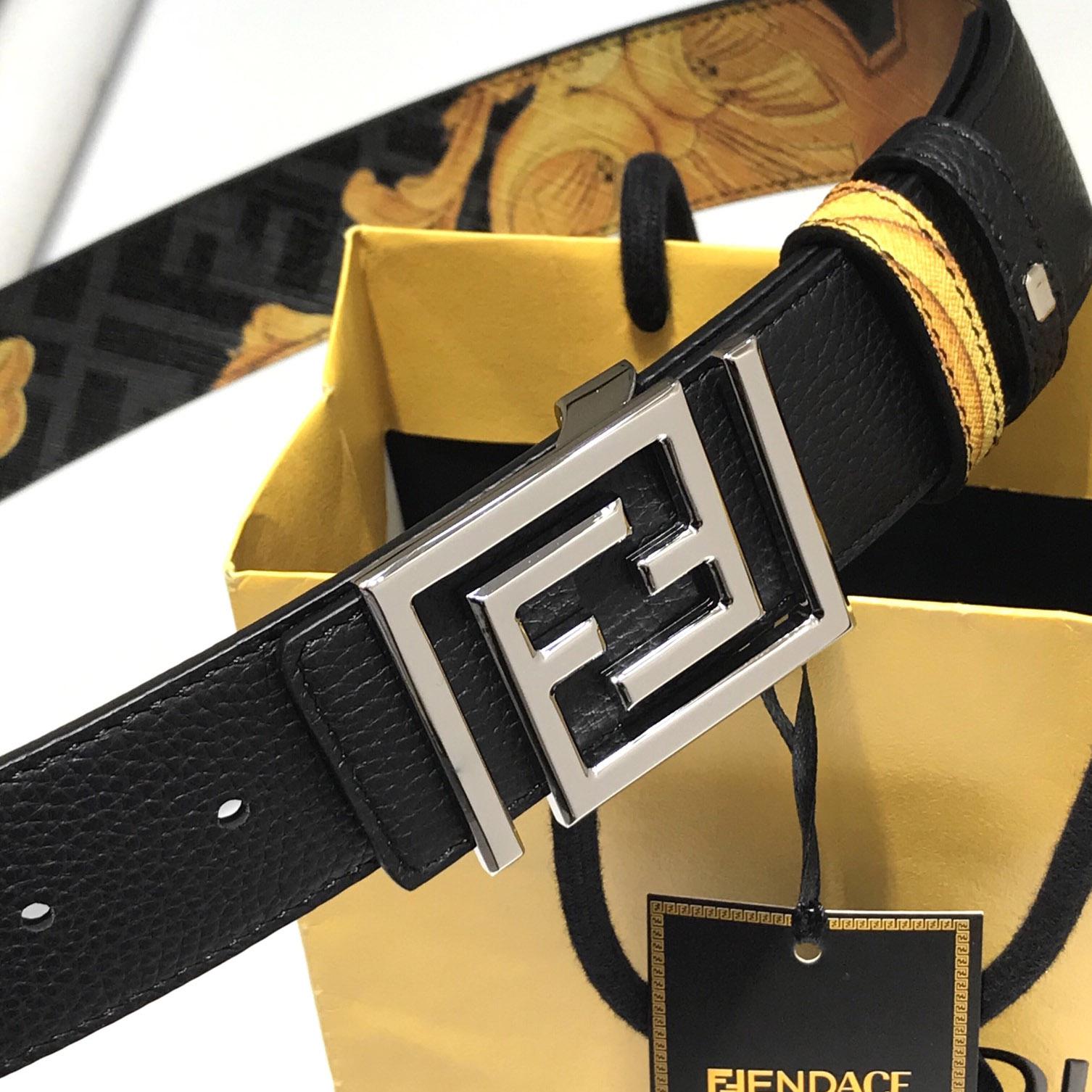 Versace Fendace Reversible Belt - FashionPlug
