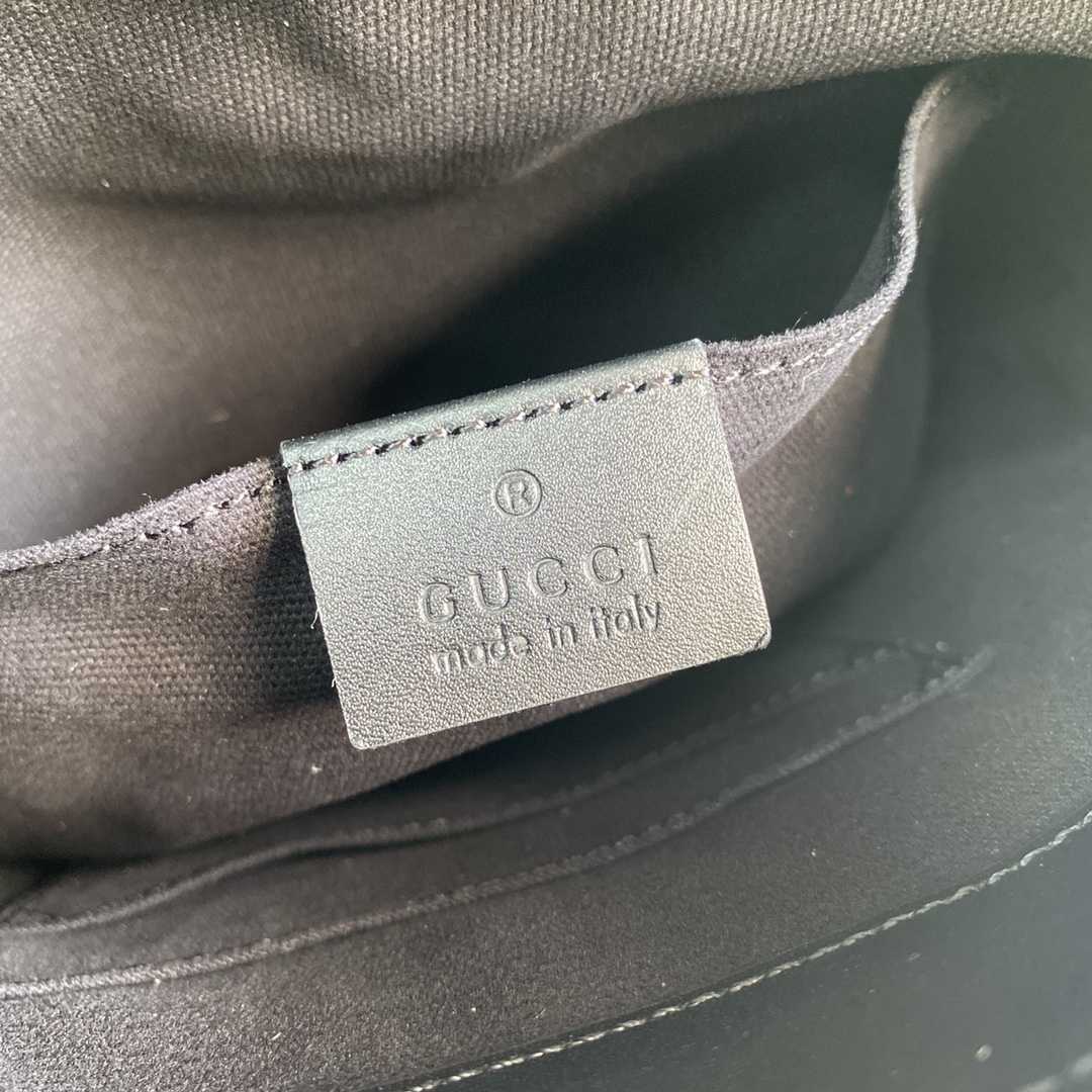 Gucci GG Black Small Messenger Bag(21-23-4cm) - FashionPlug