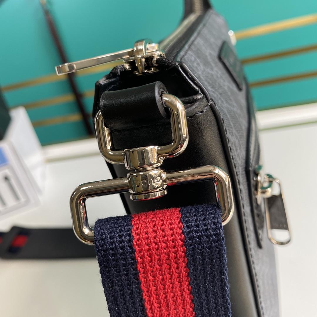 Gucci GG Black Small Messenger Bag(21-23-4cm) - FashionPlug
