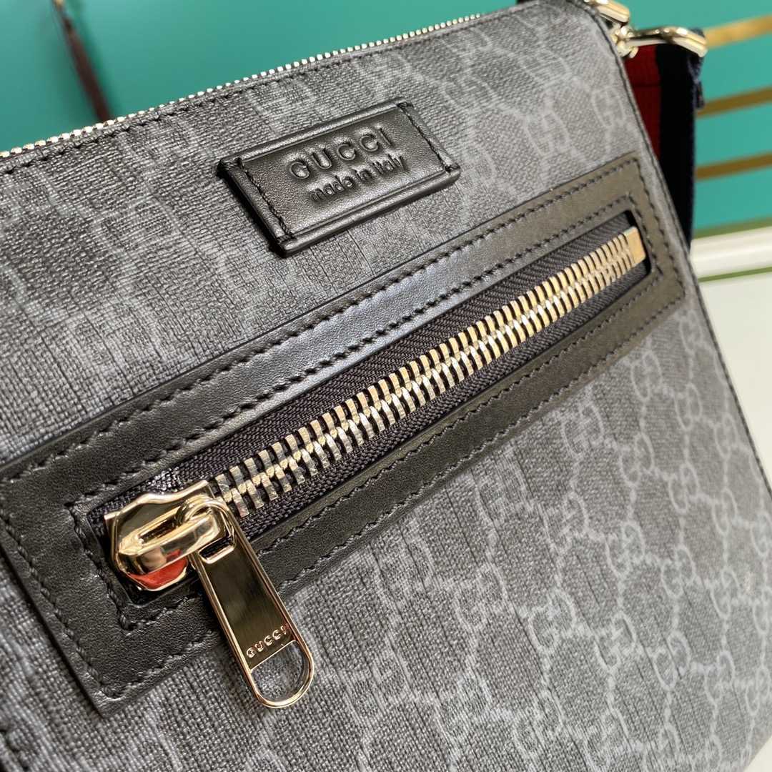 Gucci GG Black Small Messenger Bag(21-23-4cm) - FashionPlug