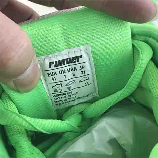 Balenciaga Runner Sneaker In FLuo Green  - FashionPlug