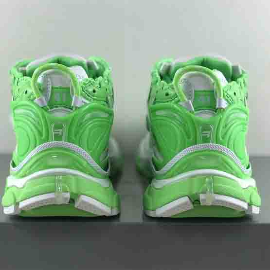 Balenciaga Runner Sneaker In FLuo Green  - FashionPlug