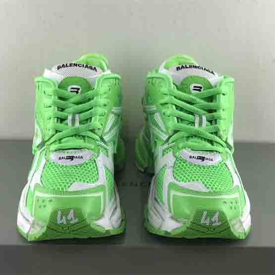 Balenciaga Runner Sneaker In FLuo Green  - FashionPlug