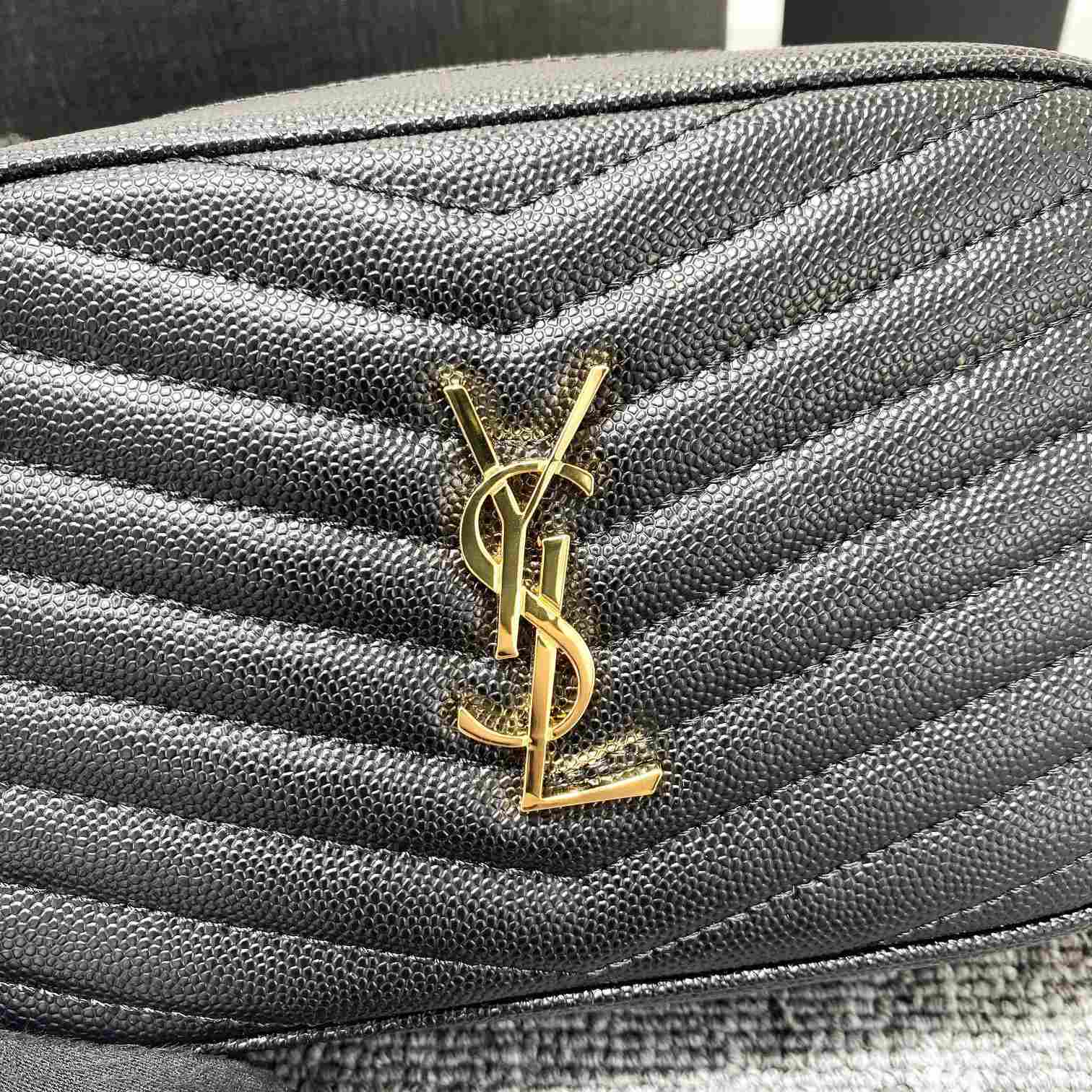 Saint Laurent Lou Camera Bag In Quilted Leather(18-11x5cm) - FashionPlug
