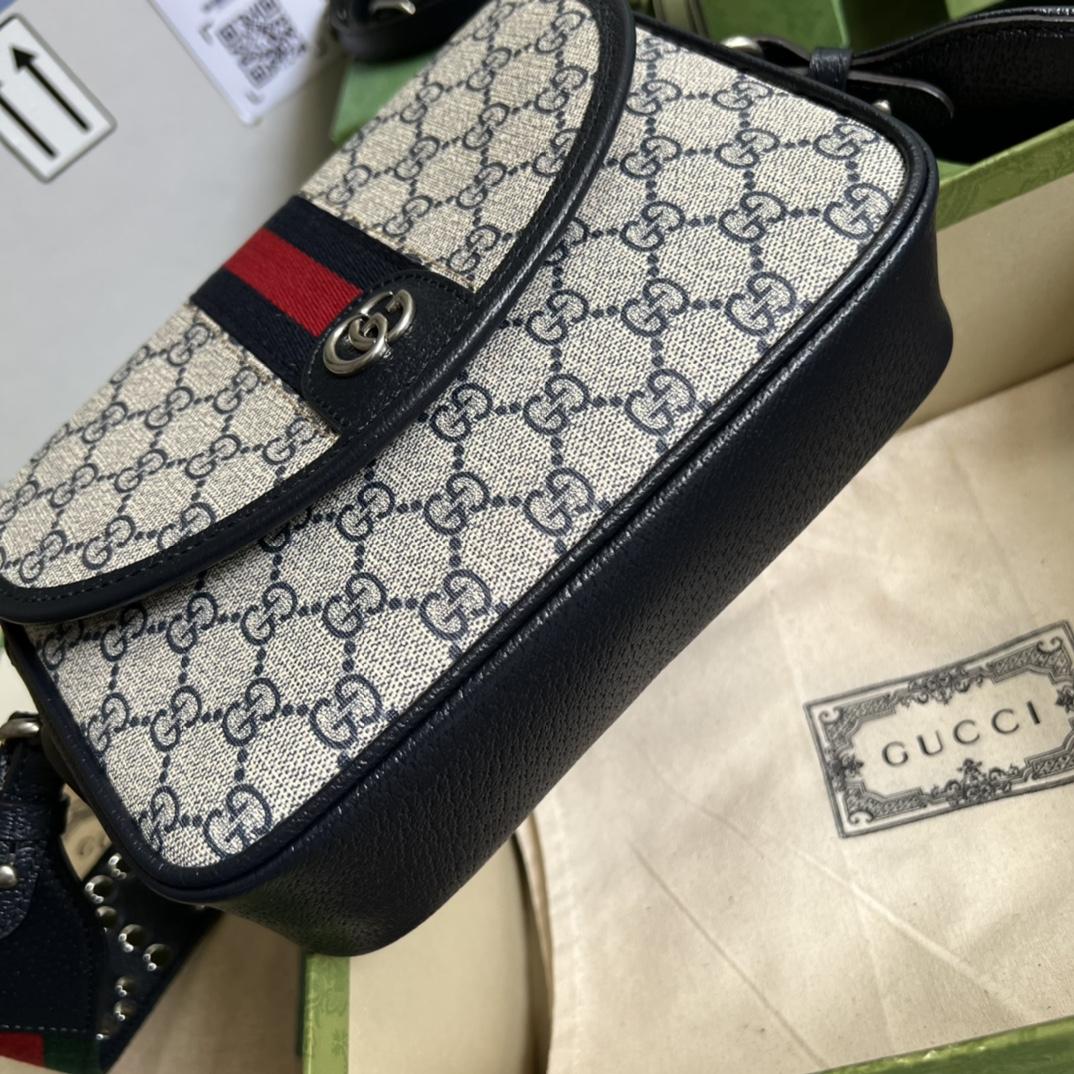 Gucci Ophidia Mini GG Shoulder Bag(23-17-7cm)    - FashionPlug