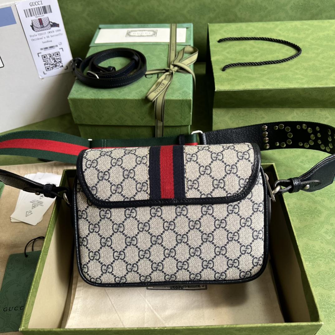 Gucci Ophidia Mini GG Shoulder Bag(23-17-7cm)    - FashionPlug