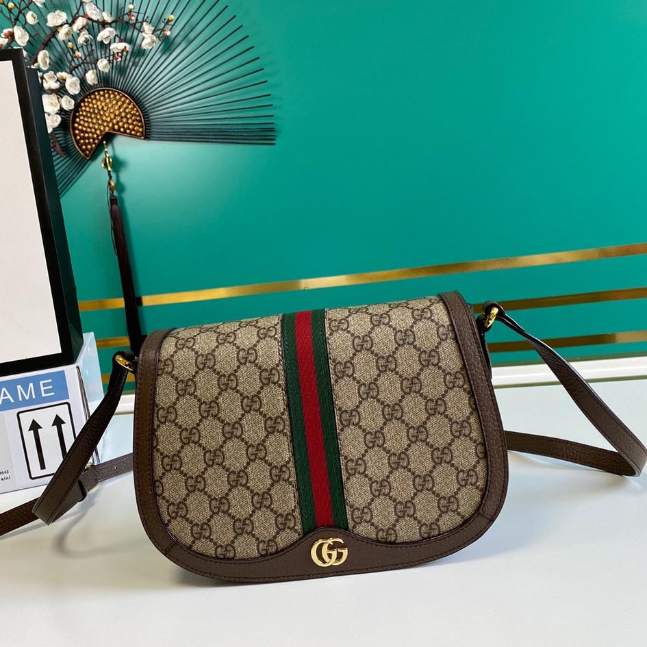 Gucci Ophidia GG Small Shoulder Bag(25-18-9cm)    - FashionPlug