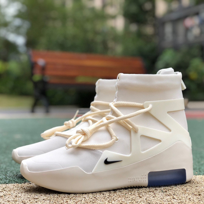 Nike Air Fear Of God 1 Sail Sneakers      AR4237-100 - FashionPlug