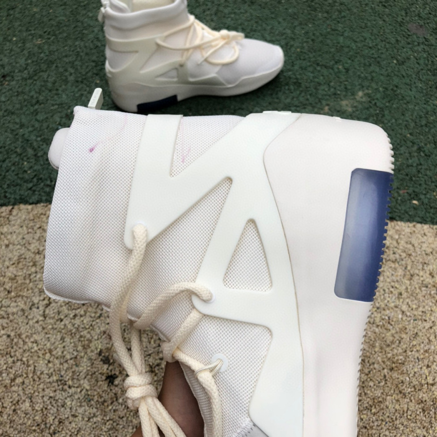 Nike Air Fear Of God 1 Sail Sneakers      AR4237-100 - FashionPlug