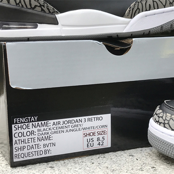 Air Jordan 3  Sneakers   - FashionPlug